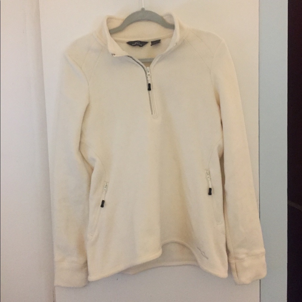Eddie Bauer quarter zip fleece